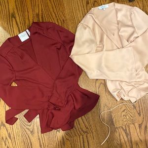 Bundle of L’Academie Blouses XS